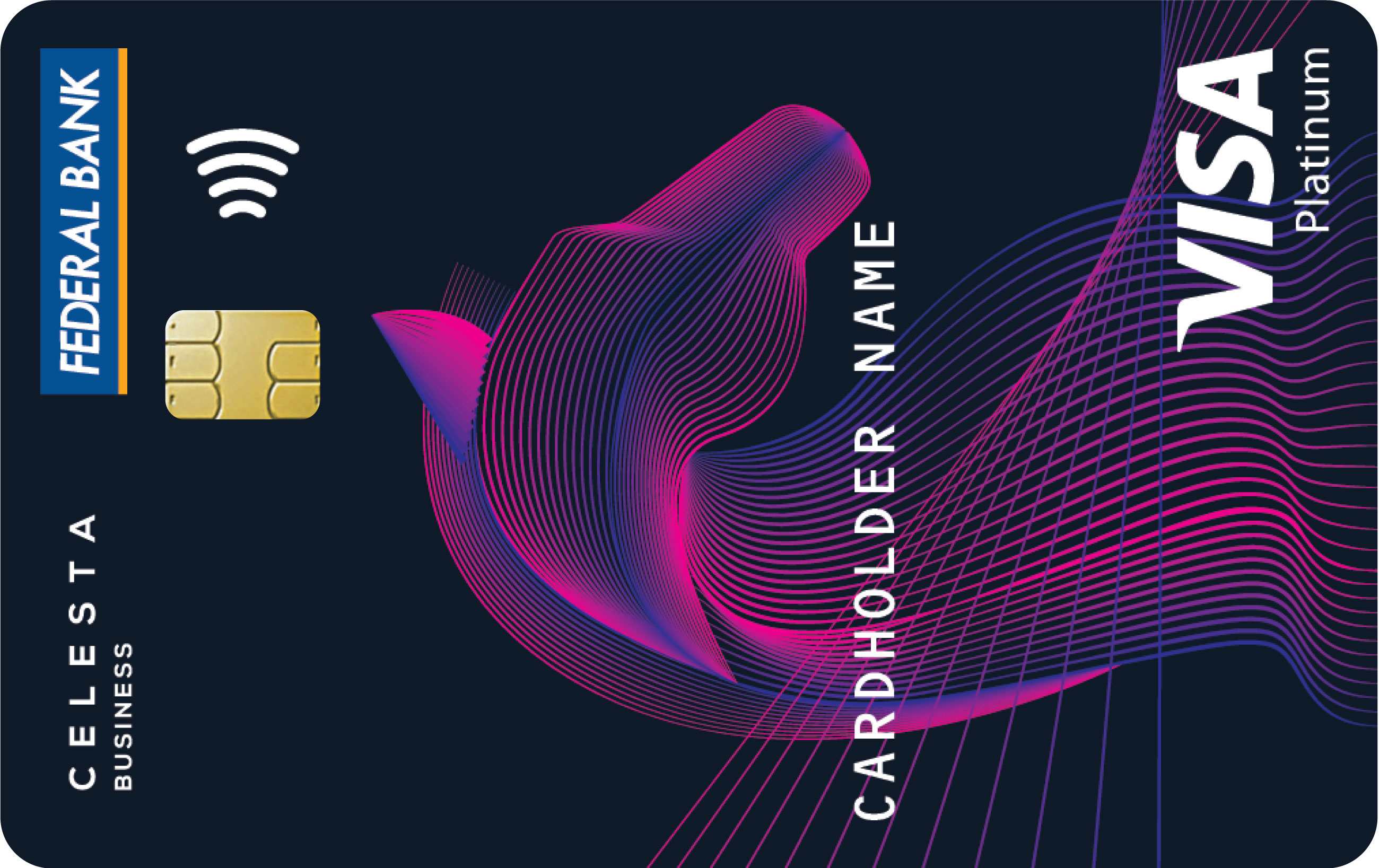 VISA Celesta Business Contactless Debit Card